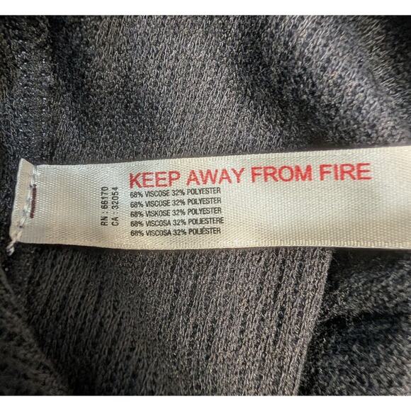 Free People Intimately Black Henley Long Sleeve Bodysuit Size S - Picture 9 of 10